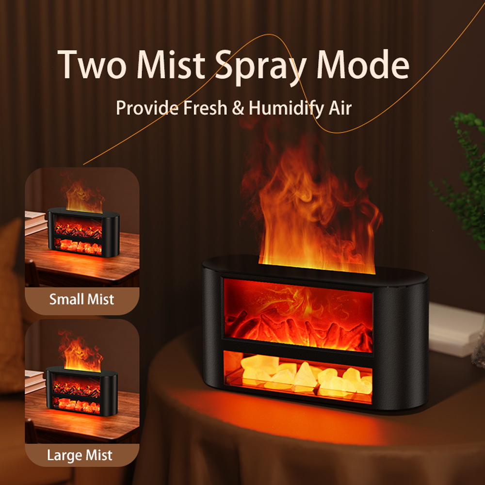 Himalayan Salt Flame Aromatherapy Machine Diffuser Air Humidifier